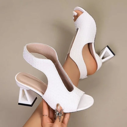 Céleste Talon Bloc Sculpté
