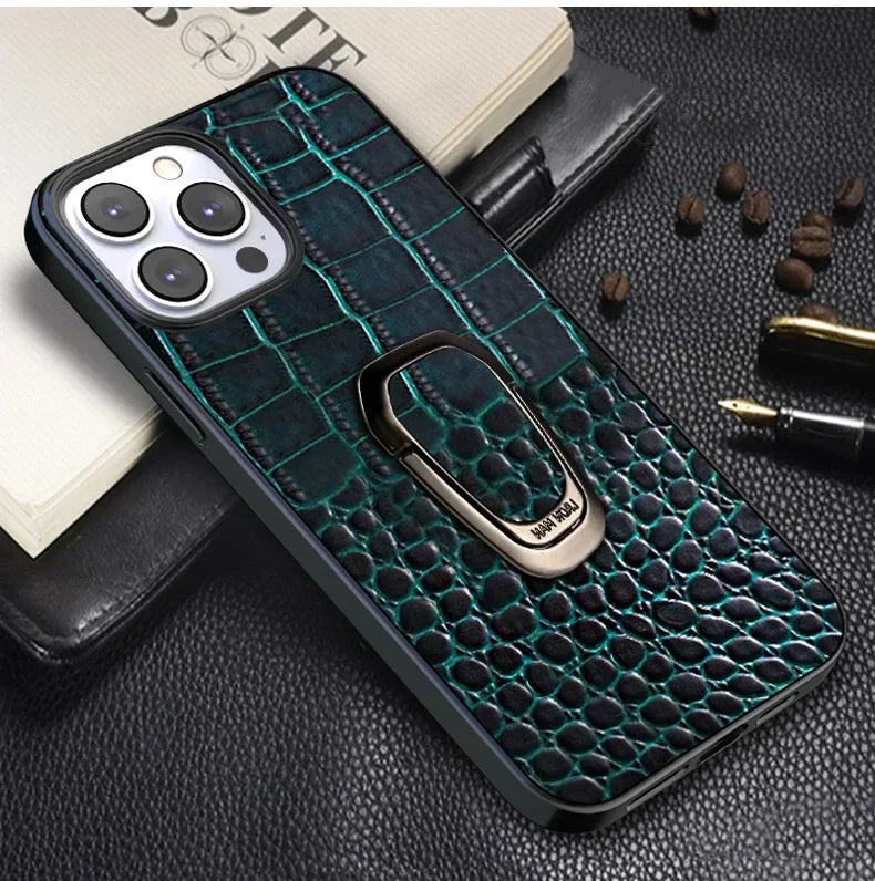 Coque iPhone motif crocodile
