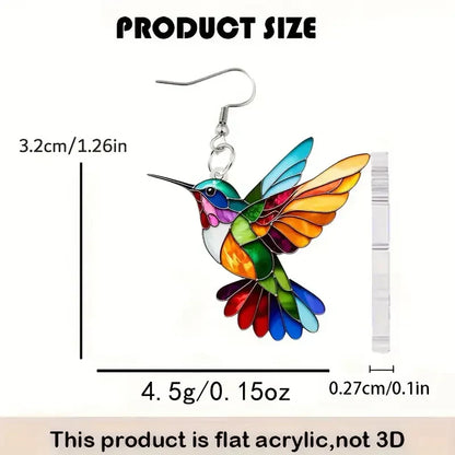 Boucles d'oreilles Colibri Prisme