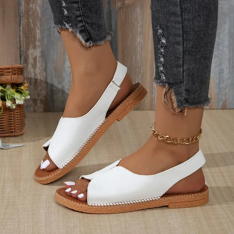 Aurelia Leather Slingbacks