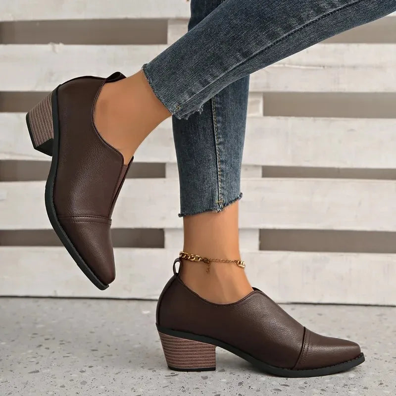 Mocassin à talon pointu Céline