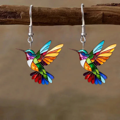Boucles d'oreilles Colibri Prisme