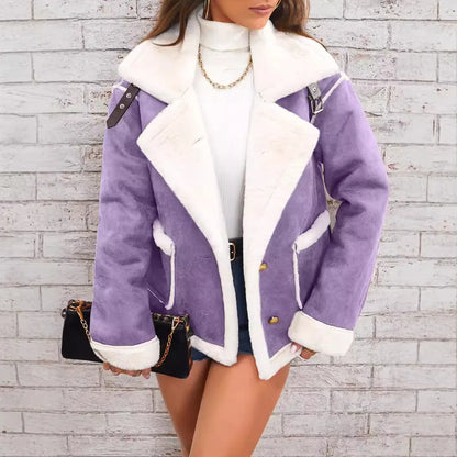 Arden Shearling-Jacke