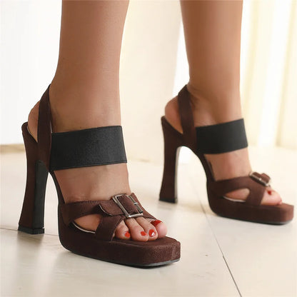 Marais Cross-Strap Heel
