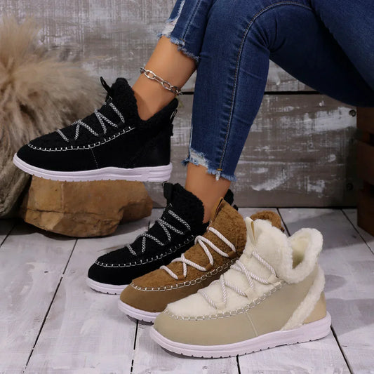 Aspen Shearling Sneaker-Stiefel