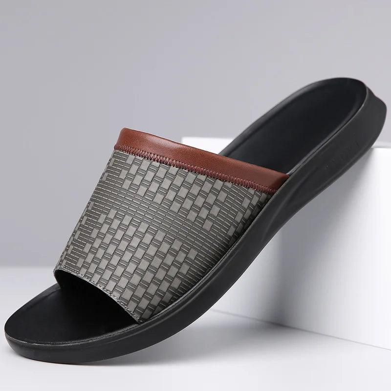 Mules en cuir tressé Ravenna