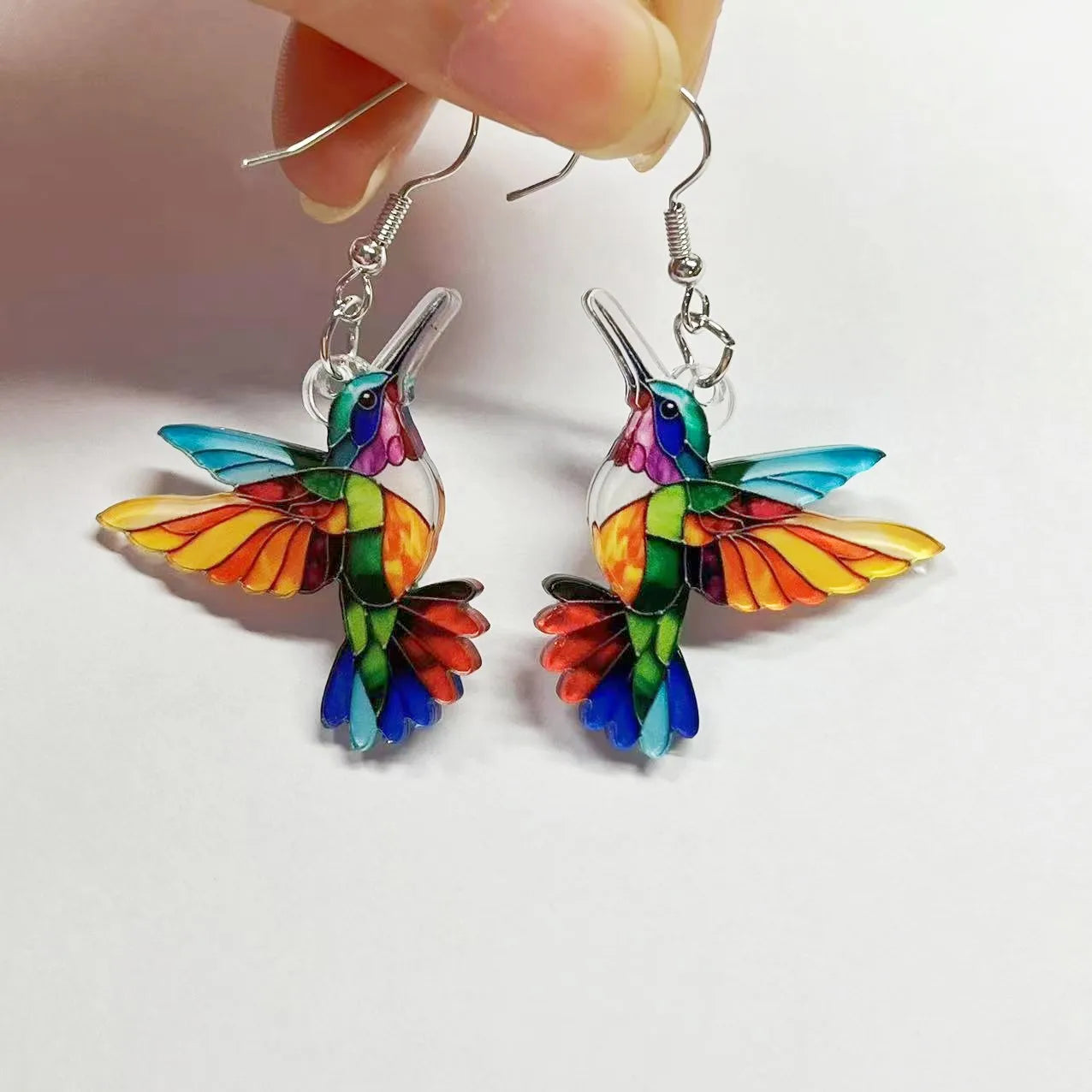 Boucles d'oreilles Colibri Prisme