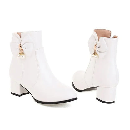 Pearlette Ribbon Heels