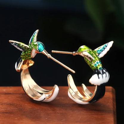 Boucles d'oreilles Colibri