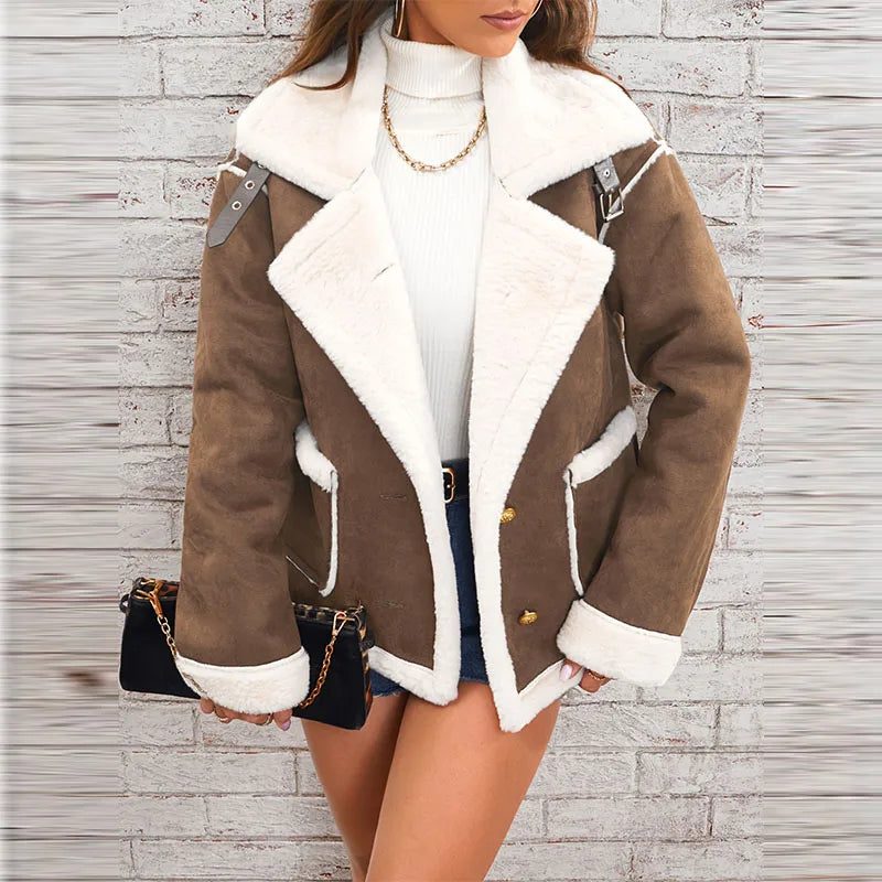 Arden Shearling-Jacke