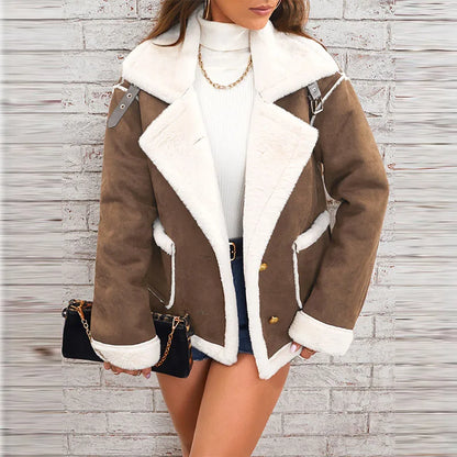 Arden Shearling-Jacke