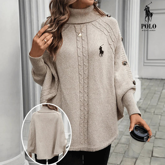 Eleganter Strickponcho – Kuschelig-schicker Stil