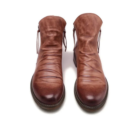 Bottes Chelsea en cuir véritable Enigma