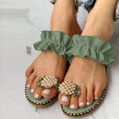 Sandales Ananas Nuit de lune