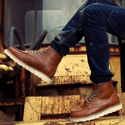 Bottes en cuir Amped