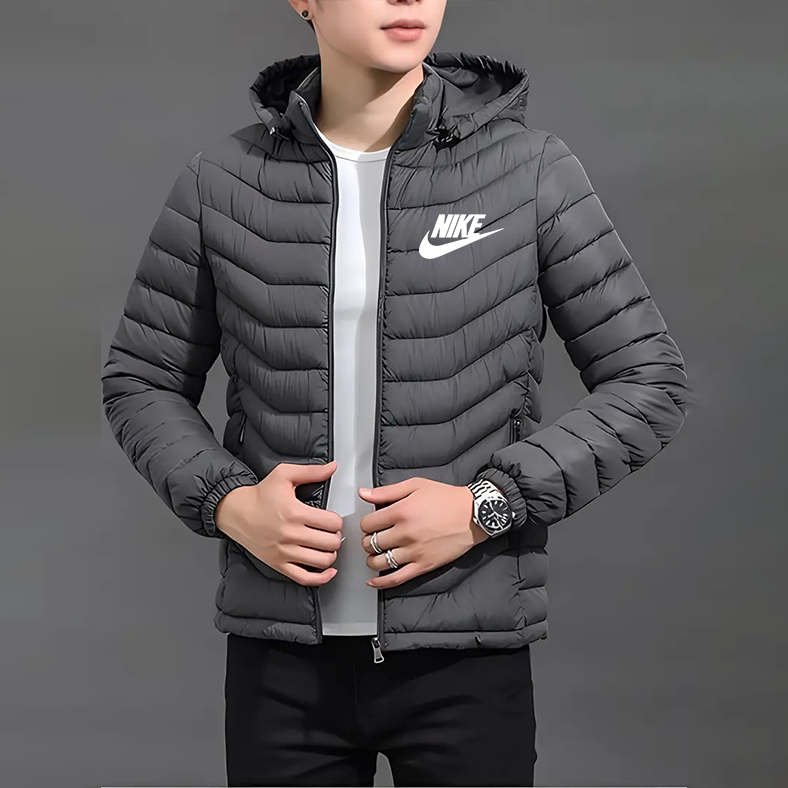 Veste élégante avec capuche et fermeture éclair