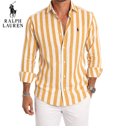 RL® - Chemise décontractée rayée de qualité supérieure