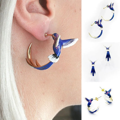 Boucles d'oreilles Colibri