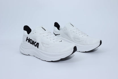 Clifton 10 - Baskets Unisexes HK - Blanc Noir