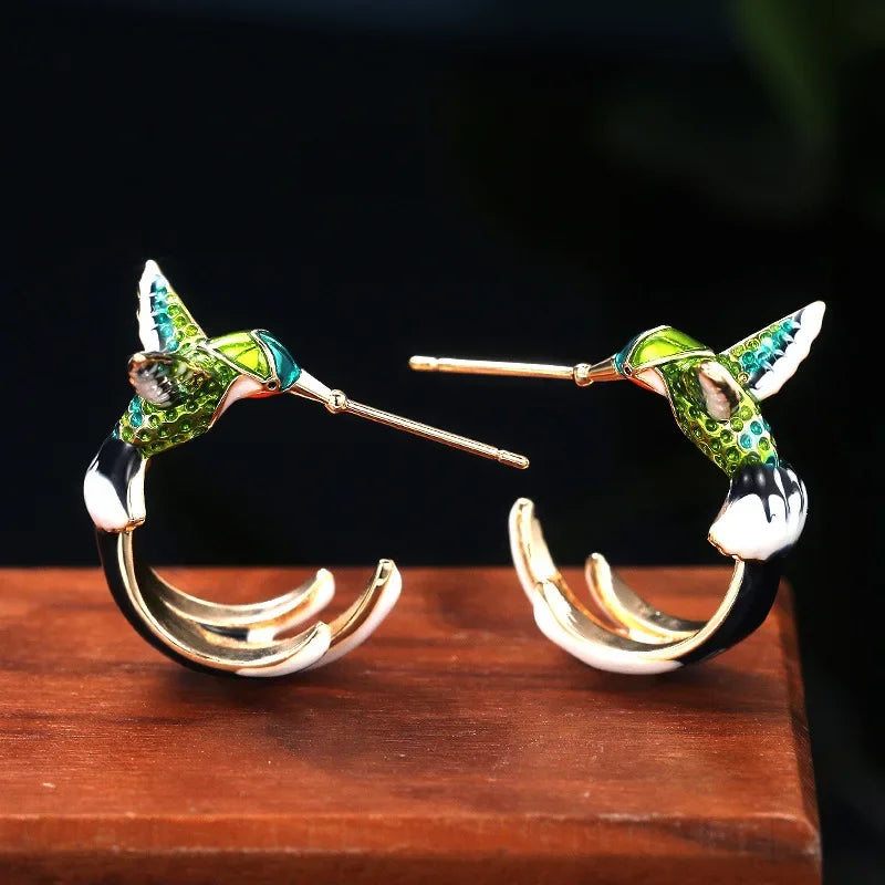 Boucles d'oreilles Colibri