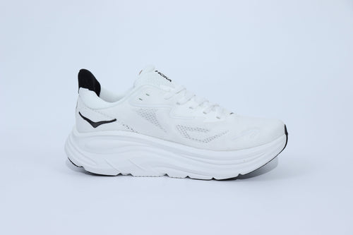 Clifton 10 - Baskets Unisexes HK - Blanc Noir