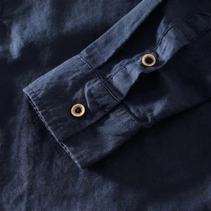 Chemise chic à col mandarin