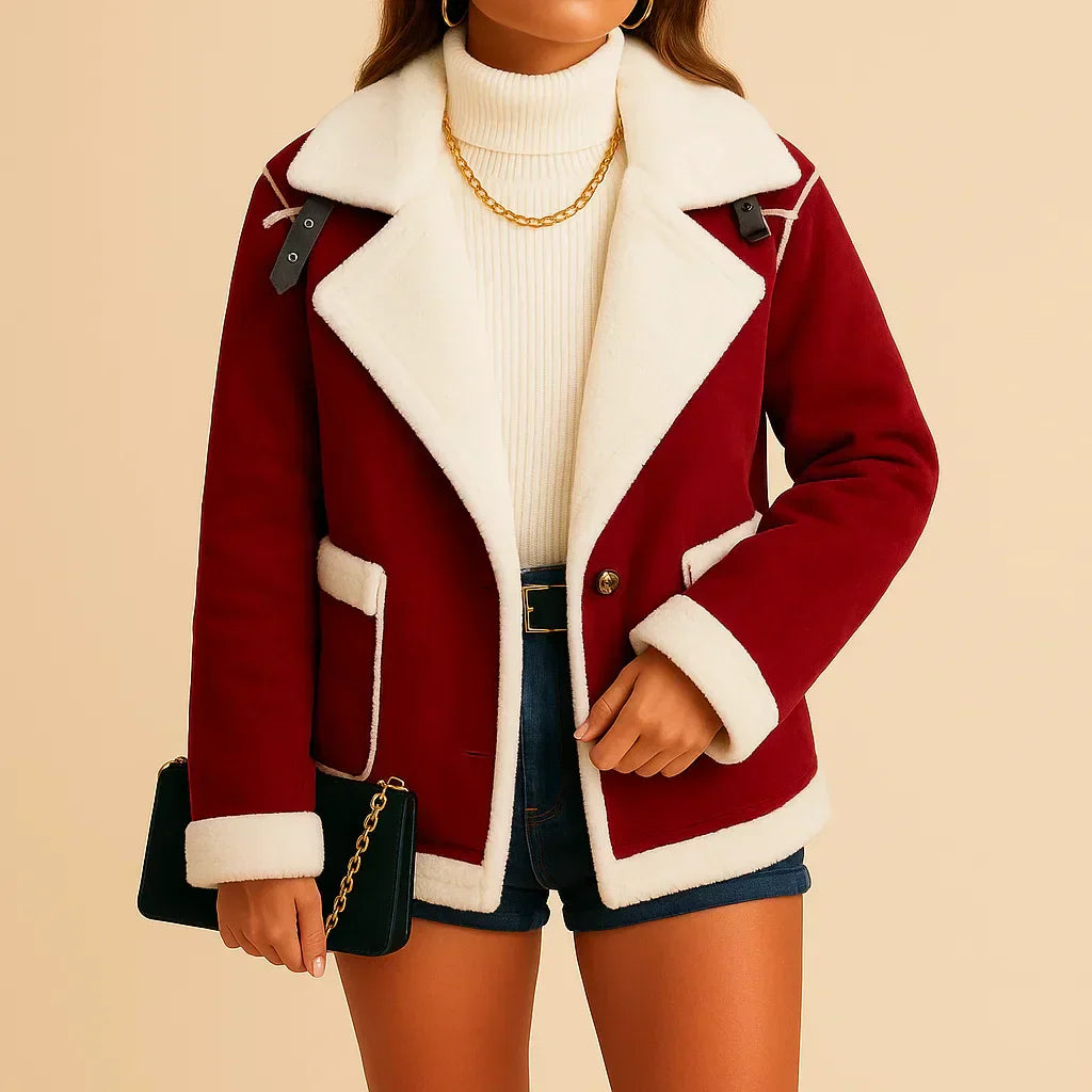 Arden Shearling-Jacke