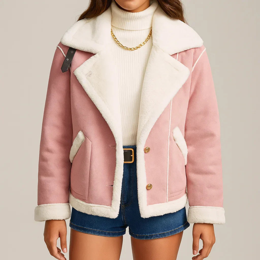 Arden Shearling-Jacke